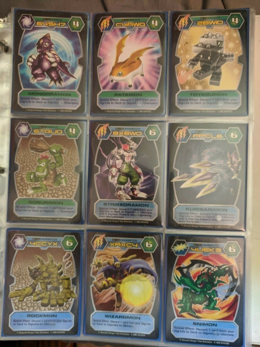Digimon-Digital Monsters D-Tector Series 4 Lot of 22 Digimon Cards