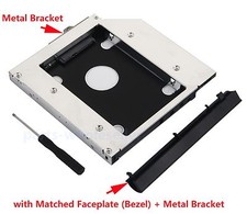 SATA 2nd HDD SSD Hard Drive Caddy for HP ProBook 6440b 6445b 6450b 6455b 6550b