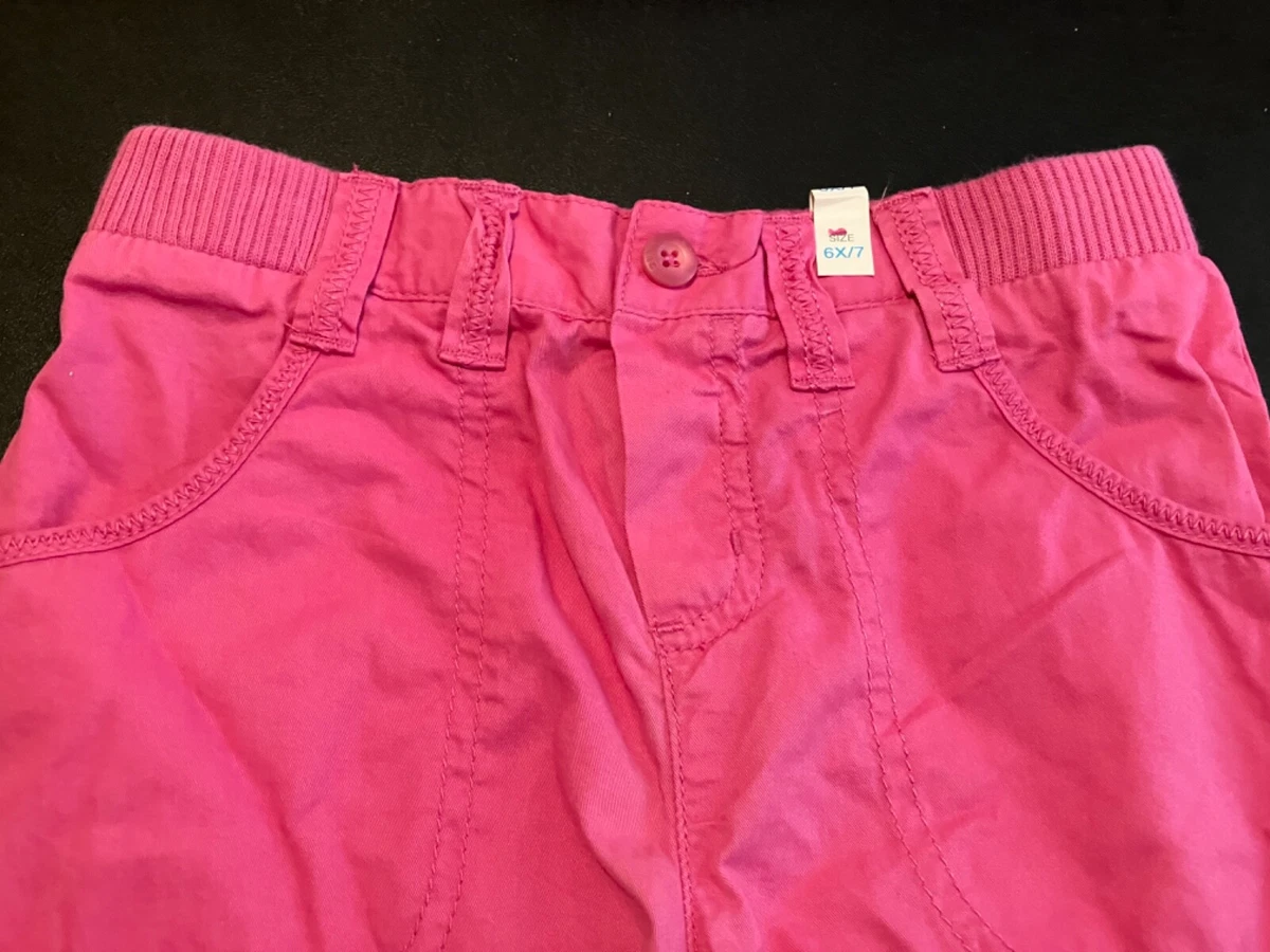 Pantalones capri rosa 100 % algodón The Chidren’s Place con ajuste longitud talla 6/6X