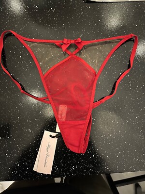 Rare NEW Agent Provocateur 6 Red Panties - Very Limited Edition, New & Unworn