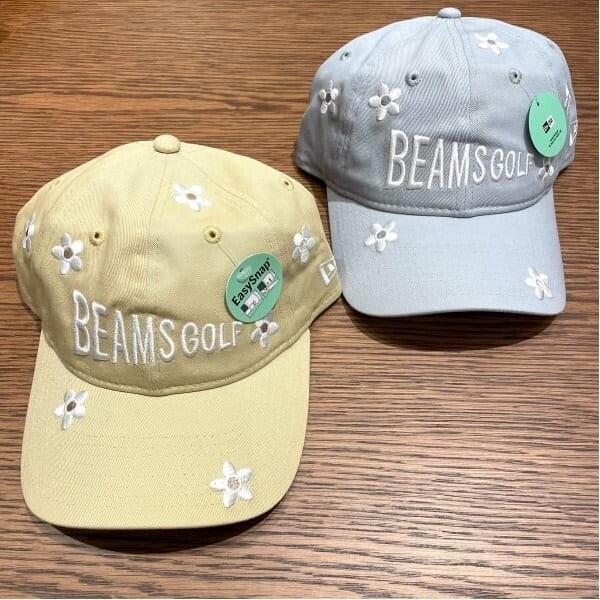 BEAMS GOLF NEW ERA Flower 9TWENTY Cap Color Beige 100