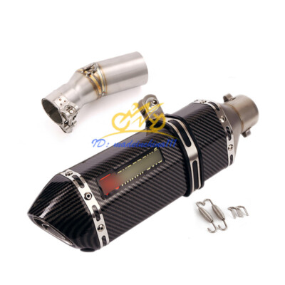 For Kawasaki Versys 250 Versys 300 Mid Exhaust Link Pipe 51mm Muffler DB Killer