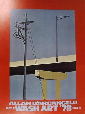 Allan D Arcangelo, Wash Art, Poster