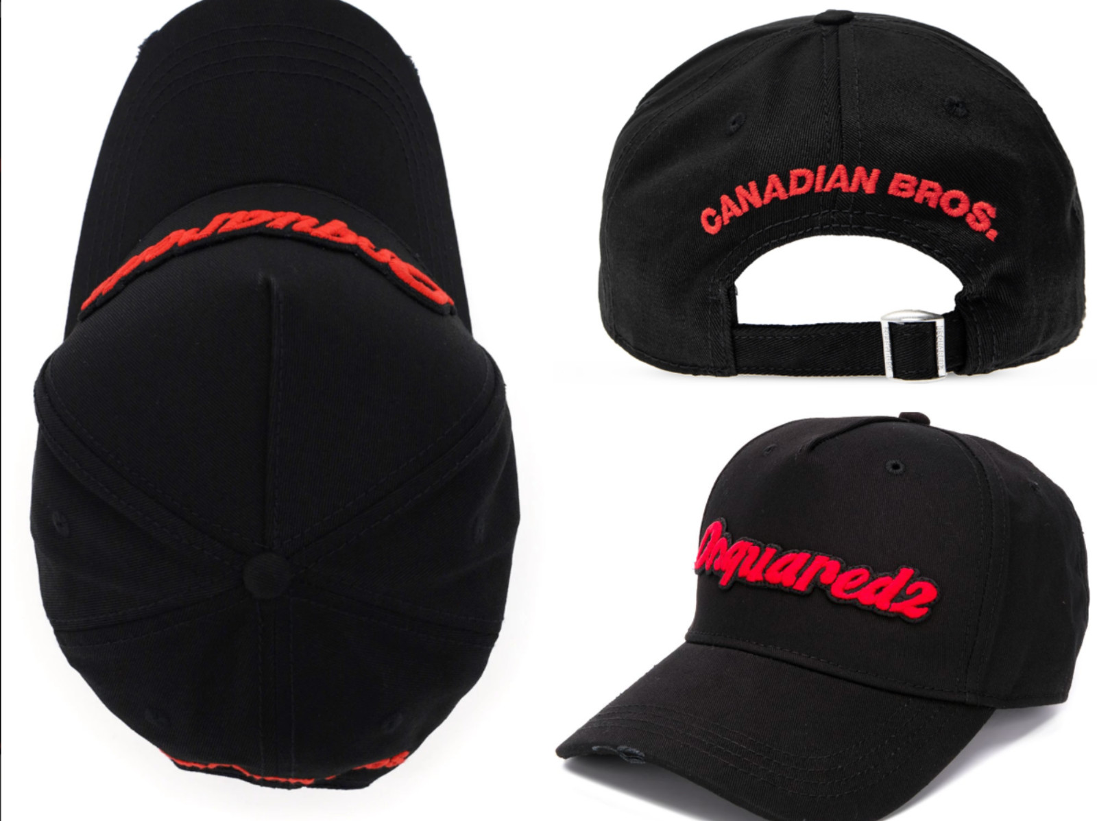 Dsquared2 Iconic Logo Canadian Bro. Baseball Cap Hat