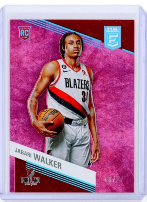 2022-23 Panini Donruss Elite FOTL JABARI WALKER Pink Parallel RC Rookie 8/17
