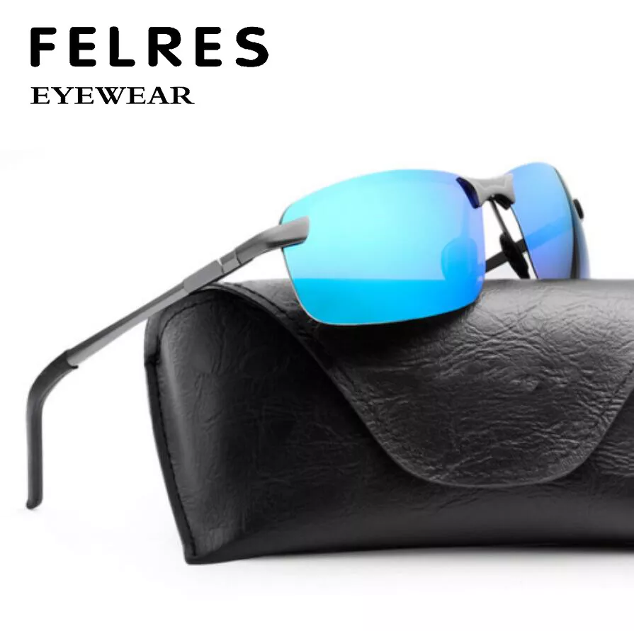 Men's polarized sunglasses metal cheap frame