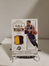 2014-15 National Treasures NBA Material Prime 21/25 Trey Burke #NBA-TB ROCKETS