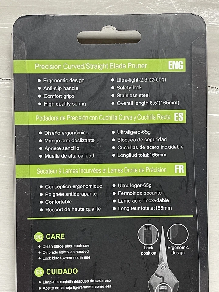 2pcs Straight Blade Scissors Stainless Steel Gardening Plant Care - Image 4 of 4