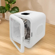 62L/56.3QT Portable Cat Dryer Box Pet Dryer Machine Puppy Drying Machine 800W
