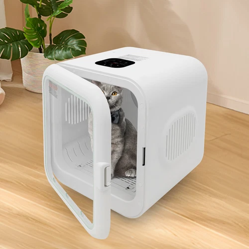 62L/56,3QT Tragbare Katze Trockner Box Haustier Trockner Maschine Welpentrocken Maschine 800W - Bild 2 von 6