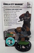 WizKids HeroClix Gorilla City Warrior 008 DC Notorious Common