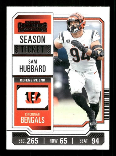 2023 Panini Contenders Sam Hubbard #23