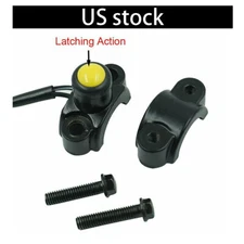 US 7/8" Motorcycle Handlebar ATV Kill Switch ON OFF Push Button Headlight (GOLD