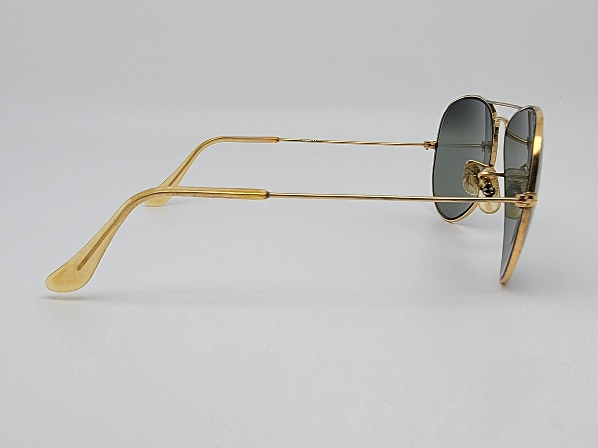 Ray-Ban B&L Gold Frame G-31 Top Gradient Mirror Lens Aviator