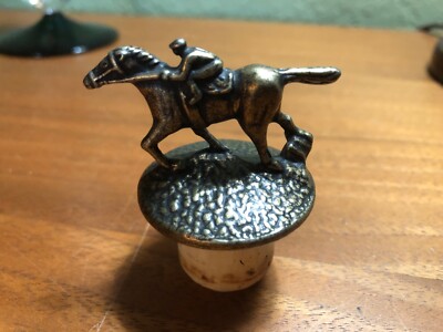 BLANTON'S Bourbon BOTTLE HORSE BOTTLE Stopper T NICE Whiskey Whisky LOOK