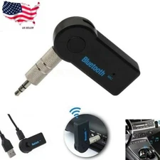 Wireless Bluetooth Receiver 3.5mm AUX Audio Stereo Music Home Car Adapter TO