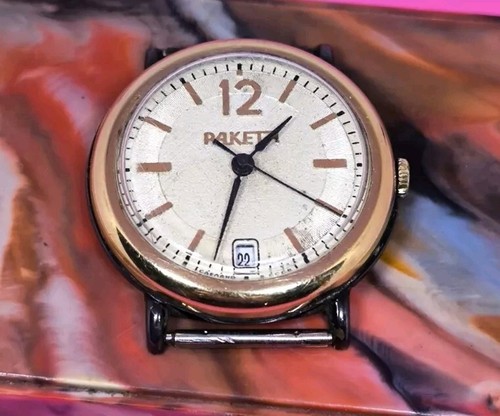 Vintage Watch USSR Raketa 2614.H SOVIET Wristwatch Gold Plated Bezel - Picture 21 of 22