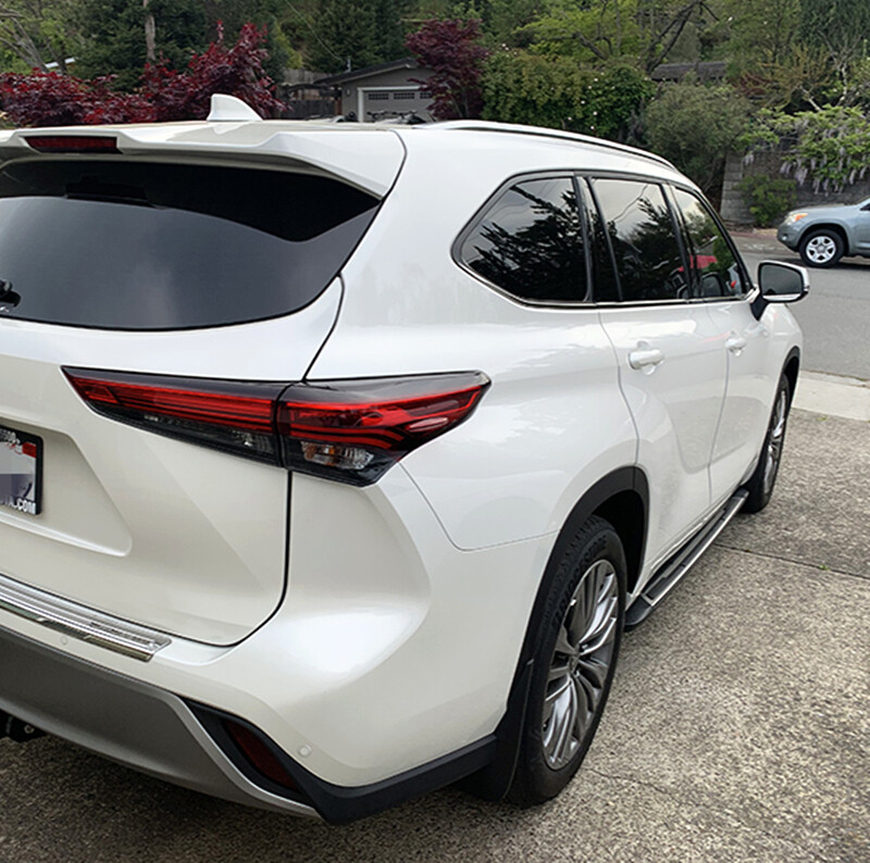 Fits 2020-2025 Toyota Highlander Running Boards Side Steps Nerf Bar ...