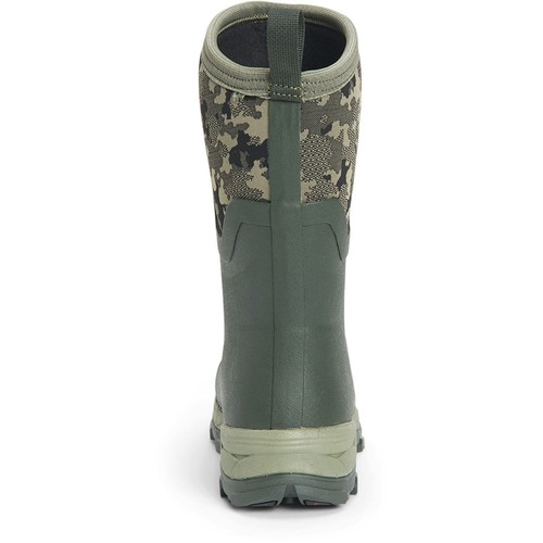 Muck Boots Arctic Ice Mid Dark Green Rubber/Neoprene Female Wellingtons - Picture 2 of 8