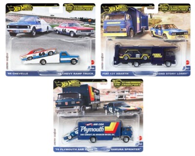 Diecast Collectibles Model Car Compatible With Hot Wheels 1:64 Team Transport 2024 E Case, Set Of 3 Cars, FLF56-957E - Foto 10