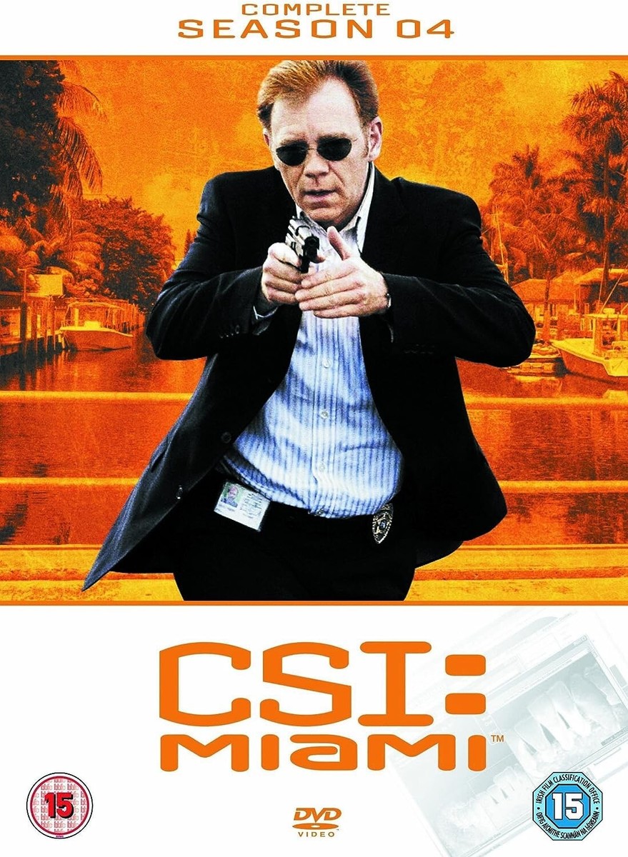 CSI MIAMI COMPLETE SERIES 4 DVD 4th Fourth Forth Season Four