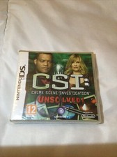 Image of 💫 NINTENDO DSI GAME CSI UNSOLVED FACTORY SEALED RARE! FAST FREE UK POST 100% 💫