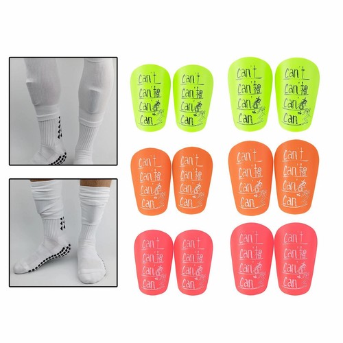 Lot De 2 Paires De Mini Protège-tibias De Football Pour Enfants De 10 à