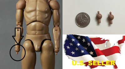 1/6 scale 2 x Hands Pegs Wrist Joints for hot toys ZC ZY COO male body USA