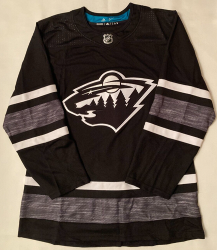 Sz 46 Adidas Minnesota Wild Parley 2019 NHL All Star Game Black Hockey Jersey