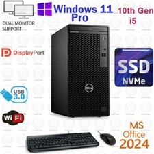 Dell Optiplex 3090 MT Intel i5-10400 16GB RAM 1TB SSD Win11 Pro Office 2024