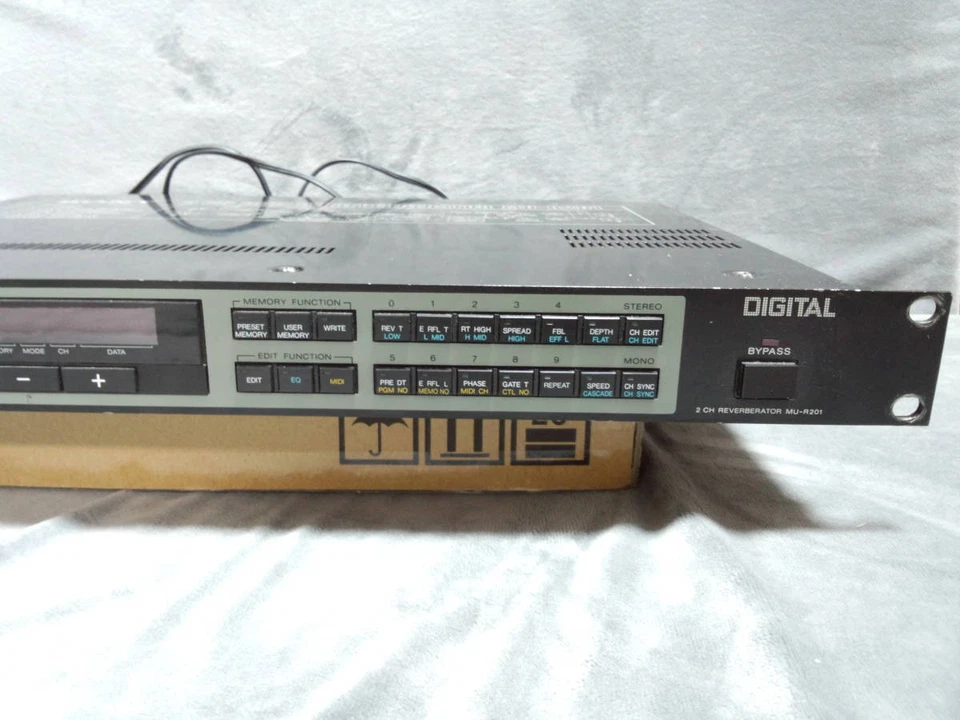 Sony MU-R201 2 Channel Digital Reverberator digital Reverb Operation confirmed - Image 4 of 4