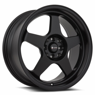 (1) 17x8 Vors SP1 4x108 +30 All Matte Black Wheel