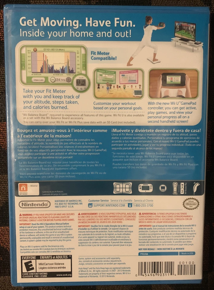 Wii Fit U (Nintendo Wii U, 2014) New Sealed - Image 2 of 2