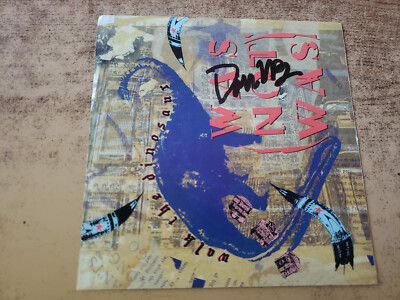DON WAS AUTOGRAPHED EXCELLENT SLEEVE 1980s Was (Not Was)  Walk The Dinosaur  45