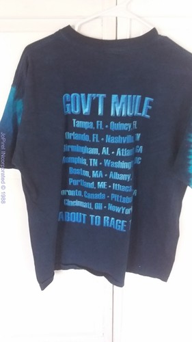 Govt Mule Purple 2004 About to Rage T-Shirt - Picture 3 of 6