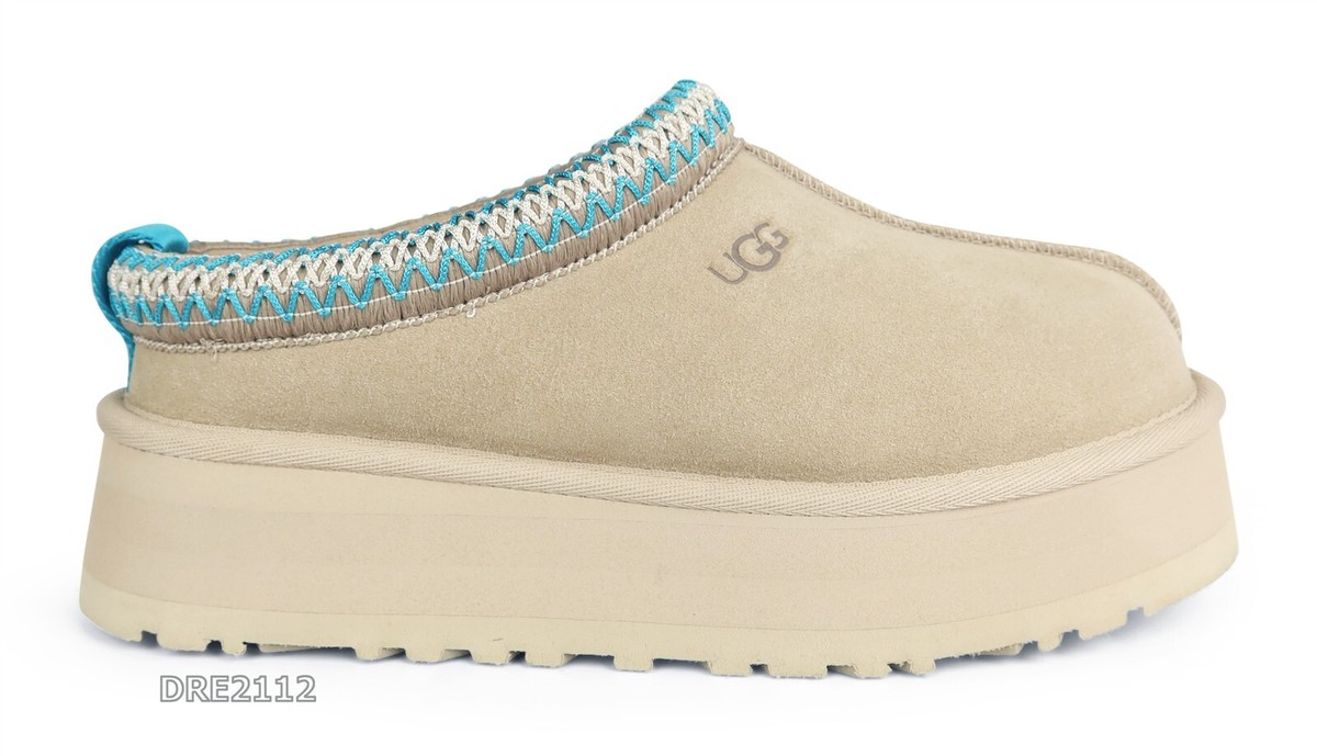 UGG Tazz Driftwood Suede Fur Slippers Womens Size 6 *NIB* | eBay