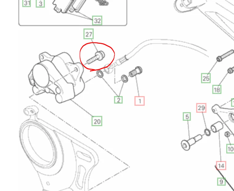 Juego completo de pernos calibradores de titanio Ducati Hypermotard 821 S SP Evo 13-15 Ti Foto 3 de 4
