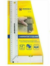 Engineers 12" 300mm Steel Set Precision Tri Spirit Level Framing Square 