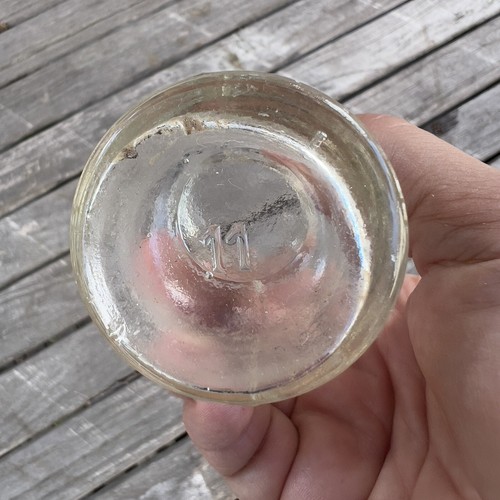 1880er CHEESEBROUGH MFG CO VASELINE MEDIZIN FLASCHE ANGEWENDET TOP GEBLASEN SELTEN SCHÖN - Bild 5 von 6
