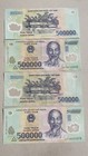 TWO MILLION VIETNAMESE DONG MONEY (VND) - (4) 500,000 Banknotes - Authentic VND