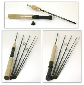 BISON 5 SECTION TRAVEL FLY / SPINNING ROD 8' #4/6 FREE UK DELIVERY