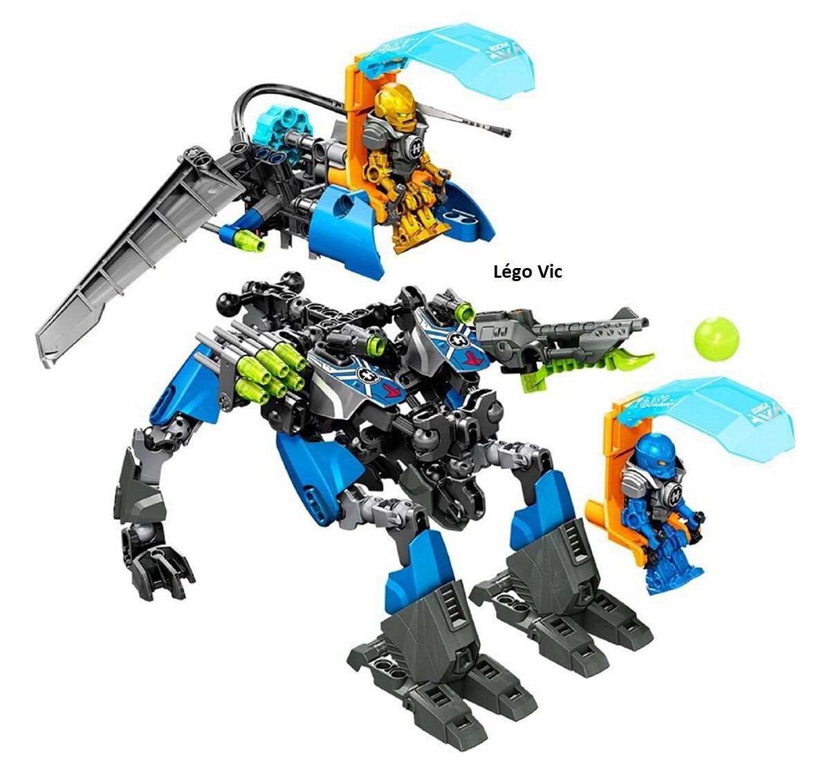 Lego 44028 Hero Factory SURGE & ROCKA Combat Machine complet C314