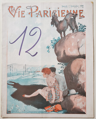 La Vie Parisienne September 7 1929 Georges Leonnec Cover
