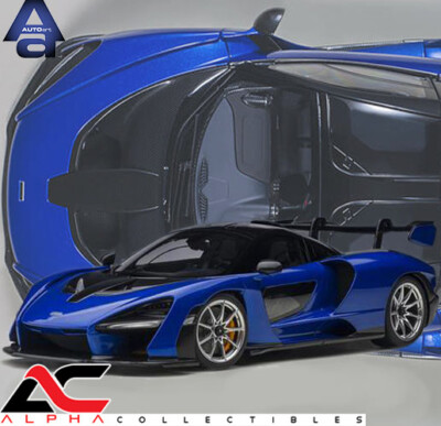 AUTOART 76079 1:18 McLAREN SENNA (TROPHY KYANOS/BLUE) SUPERCAR 