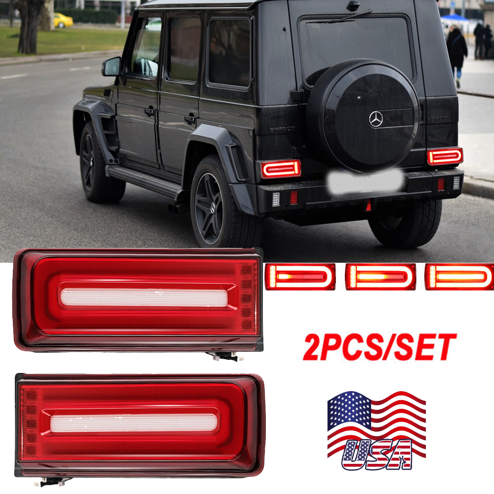 W464 Style LED Tail Lights Signal For 99-18 Mercedes Benz W463 G
