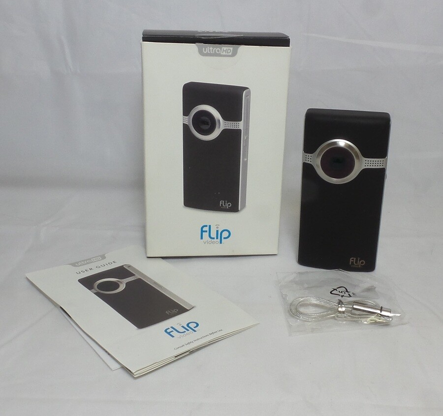 Flip Video 3rd Generation 8 GB Camcorder - Black for sale