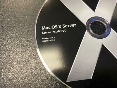 Mac OS X Server 10.4.3 -NO COA- DISCS ONLY 