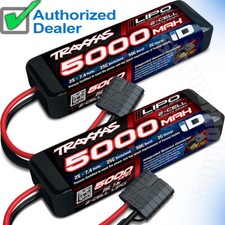 2 Packs of Traxxas 2842x 2-Cell 2S 7.4v 5000mAh 25C LiPo Batterys