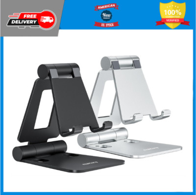 Nulaxy 2-Pack Foldable Phone Stand   Adjustable Holder for All Phones