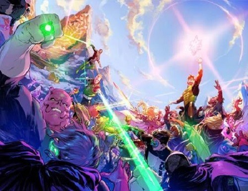 Green Lantern #25 cubierta envolvente Xermanico - Imagen 1 de 1